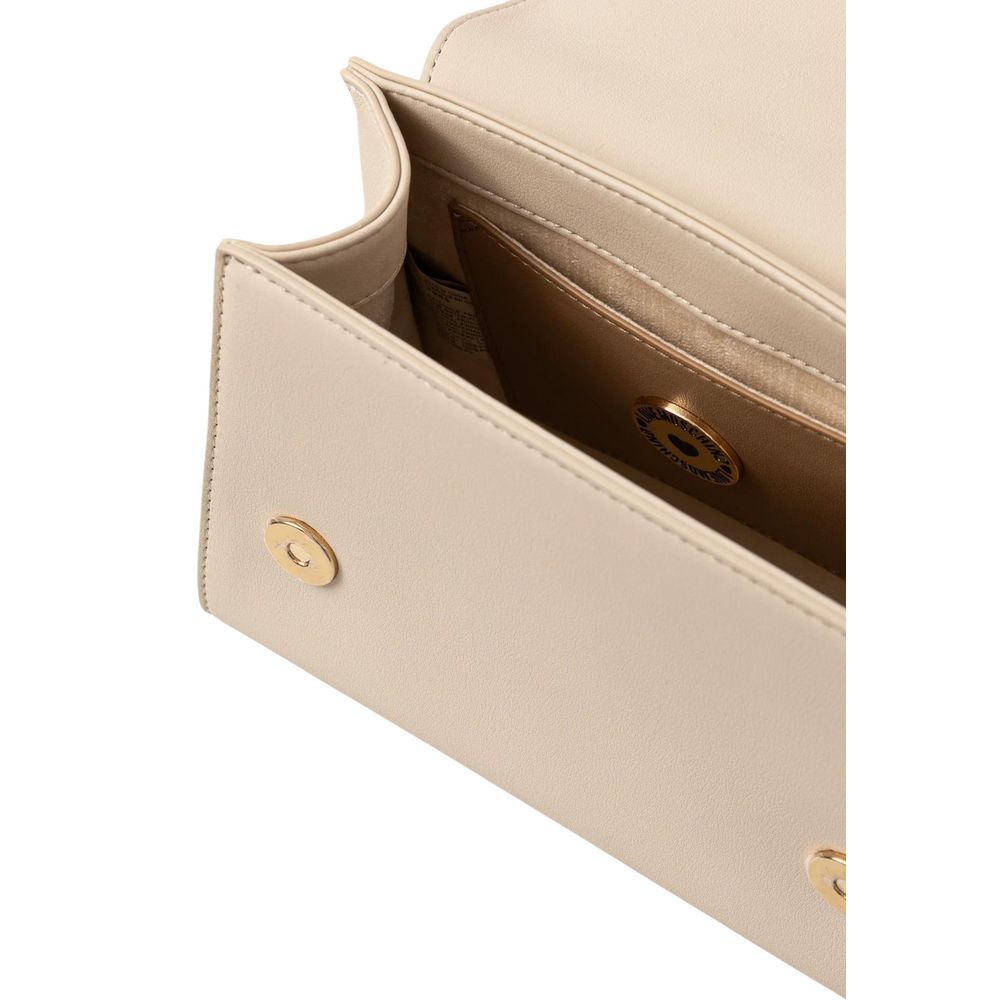 Beige Polyethylene Handbag