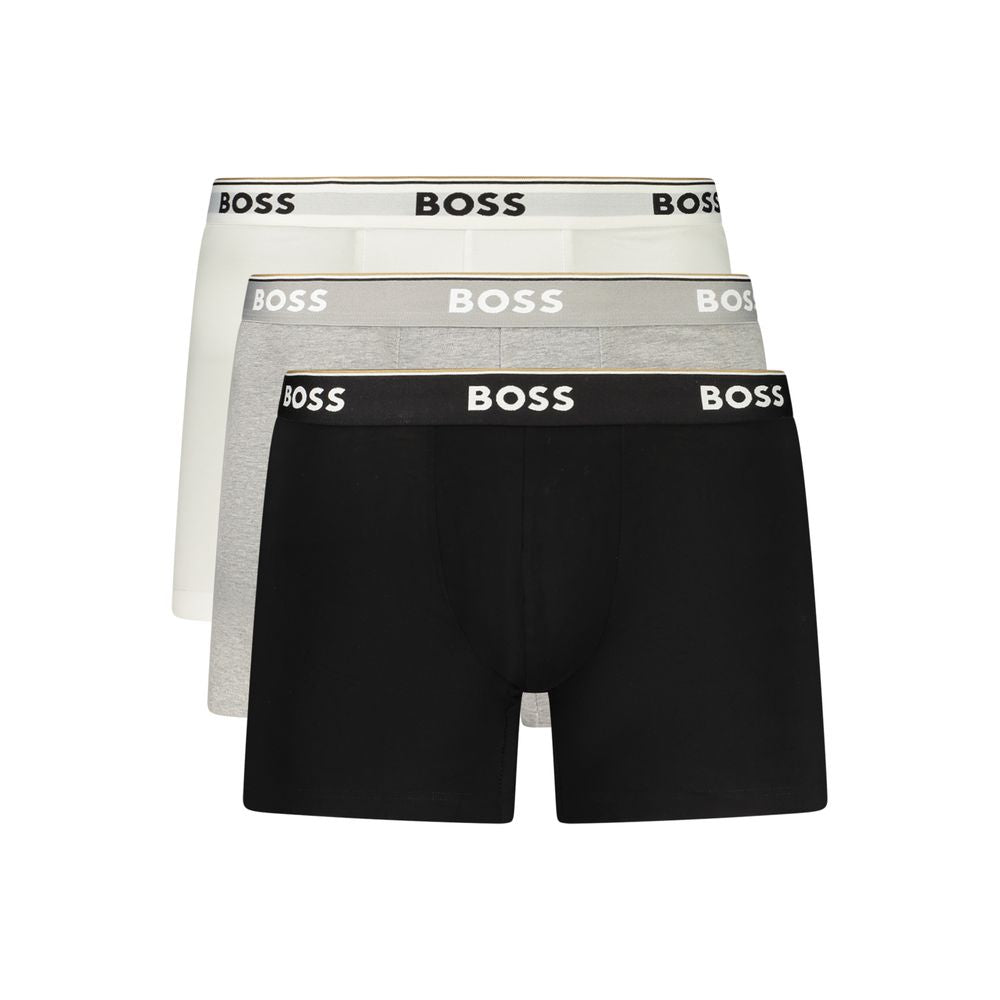 Grey Cotton Men's Boxer Short