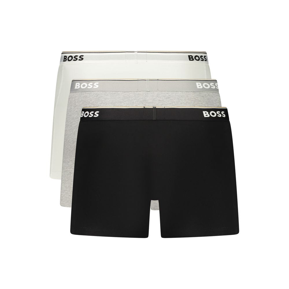 Grey Cotton Men's Boxer Short