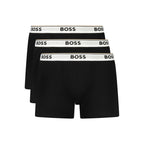 Black Cotton Men Boxer