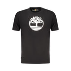 Black Cotton Men's T-Shirt