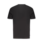 Black Cotton Men's T-Shirt