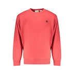 "Red Cotton Men Sweatshirt"