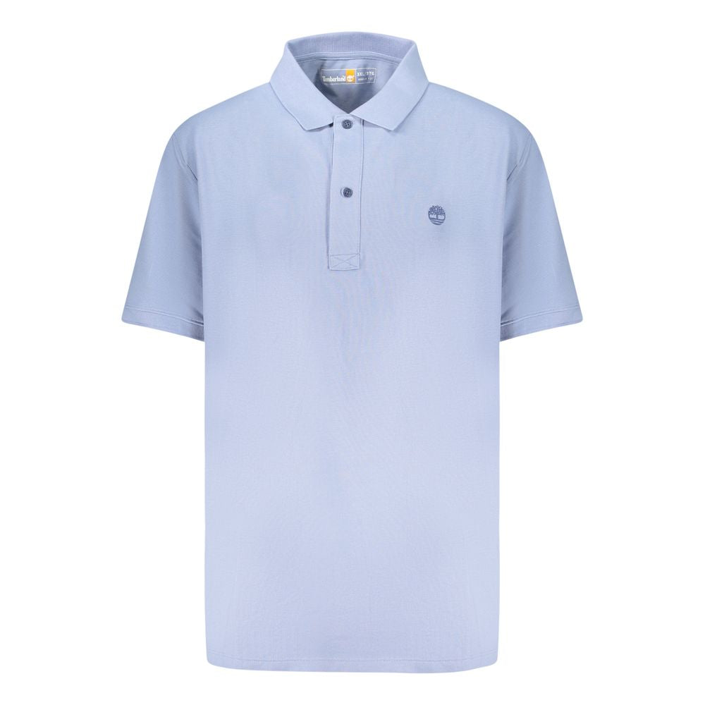 Azzurro Cotton Men Polo Shirt