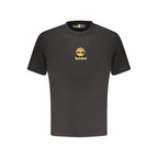 Black Cotton Men's T-Shirt