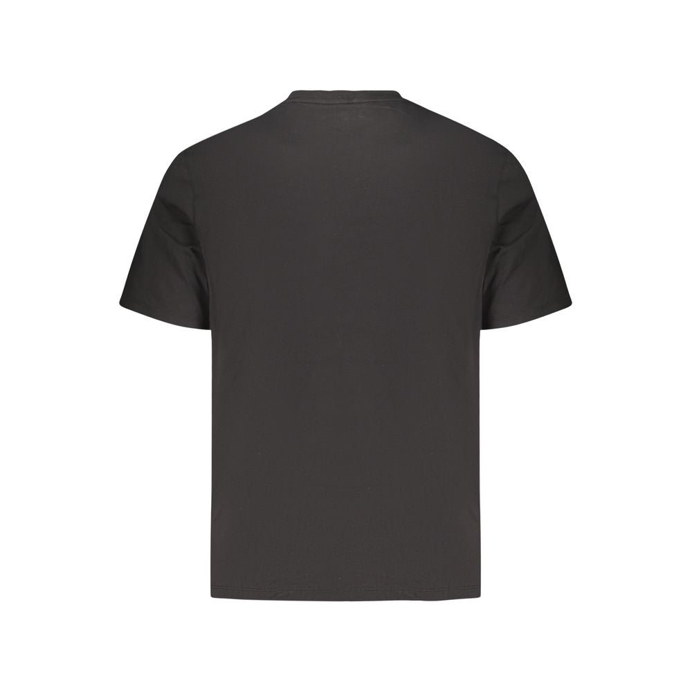 Black Cotton Men's T-Shirt