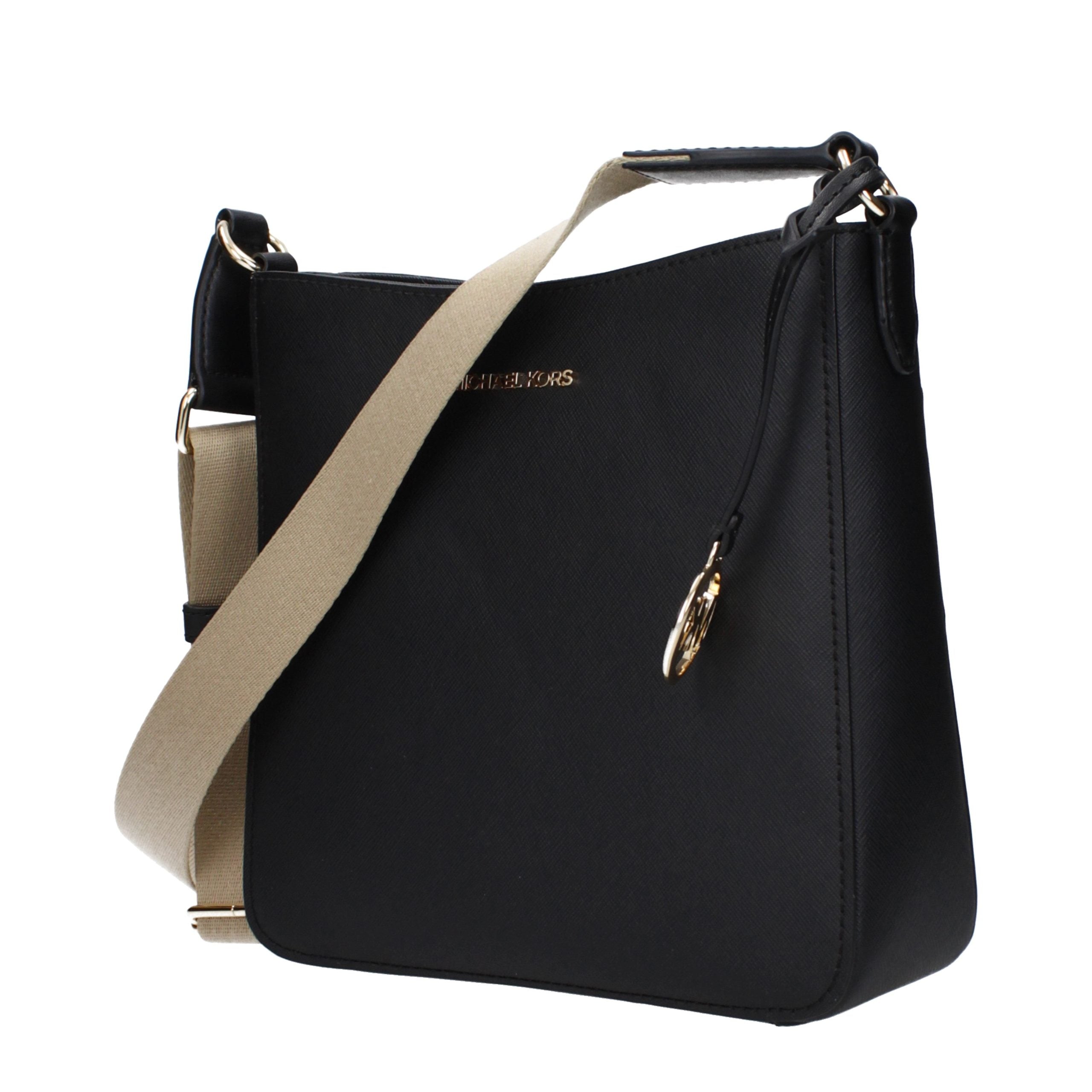 Black Leather Crossbody Bag