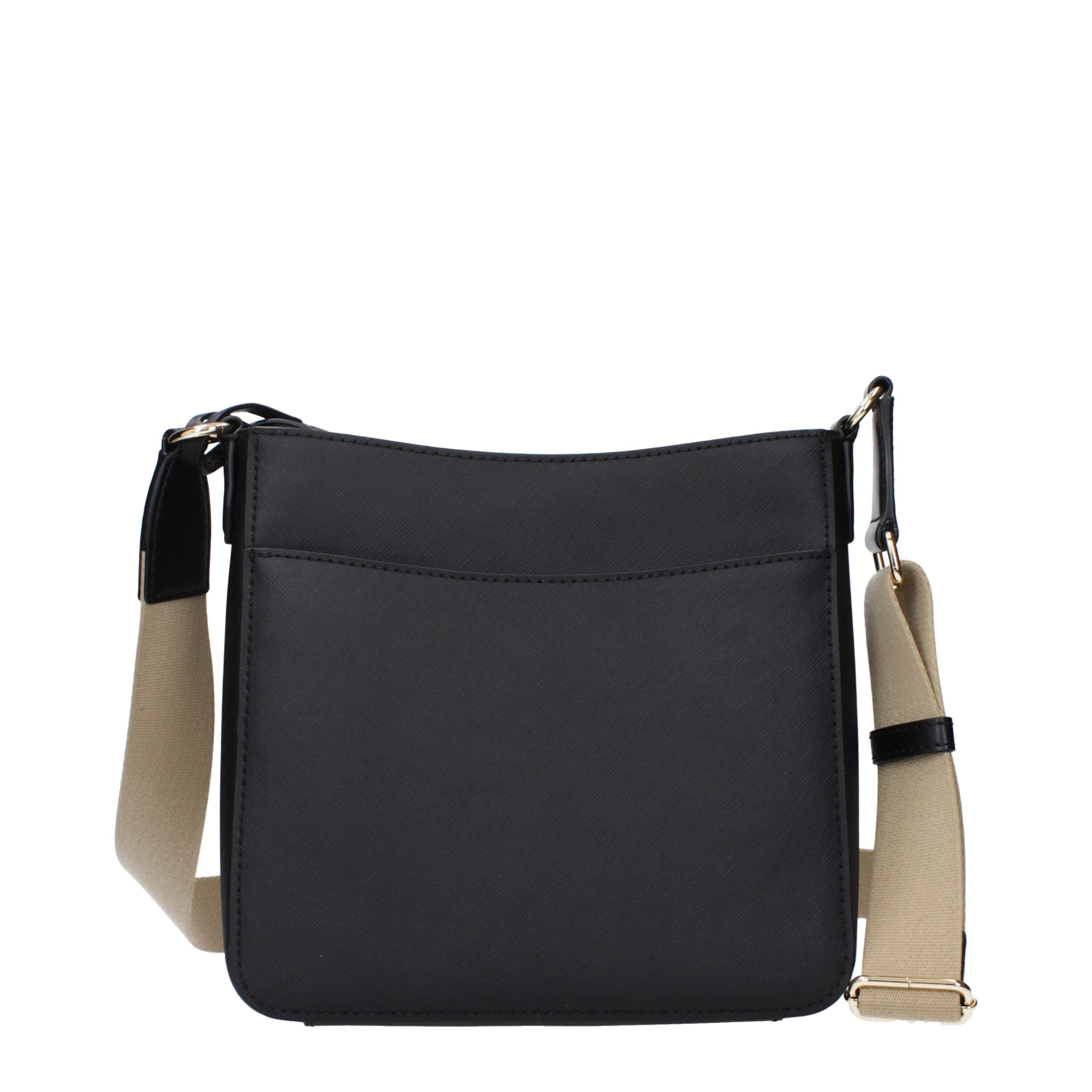 Black Leather Crossbody Bag