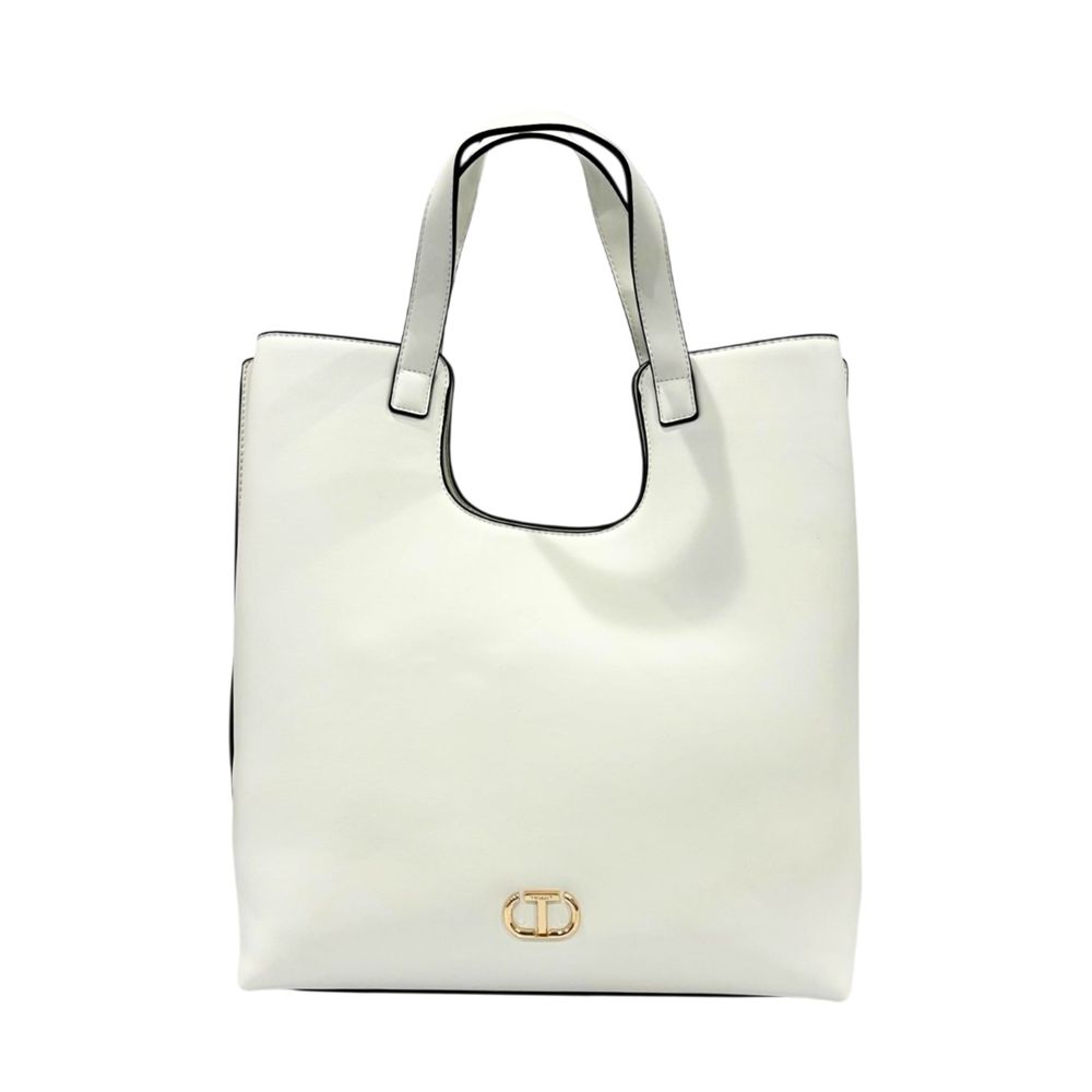 White PU Women Handbag