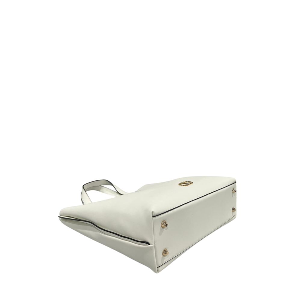 White PU Women Handbag