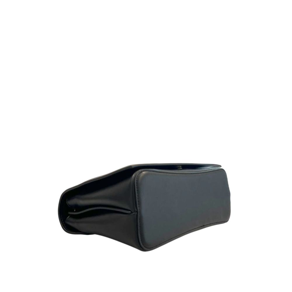 Black PU Women Crossbody Bag