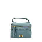 Blue PU Women Handbag