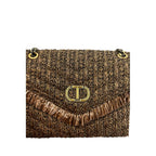 Brown Polypropylene Women Crossbody Bag