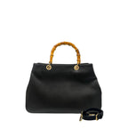 Black PU Women Handbag