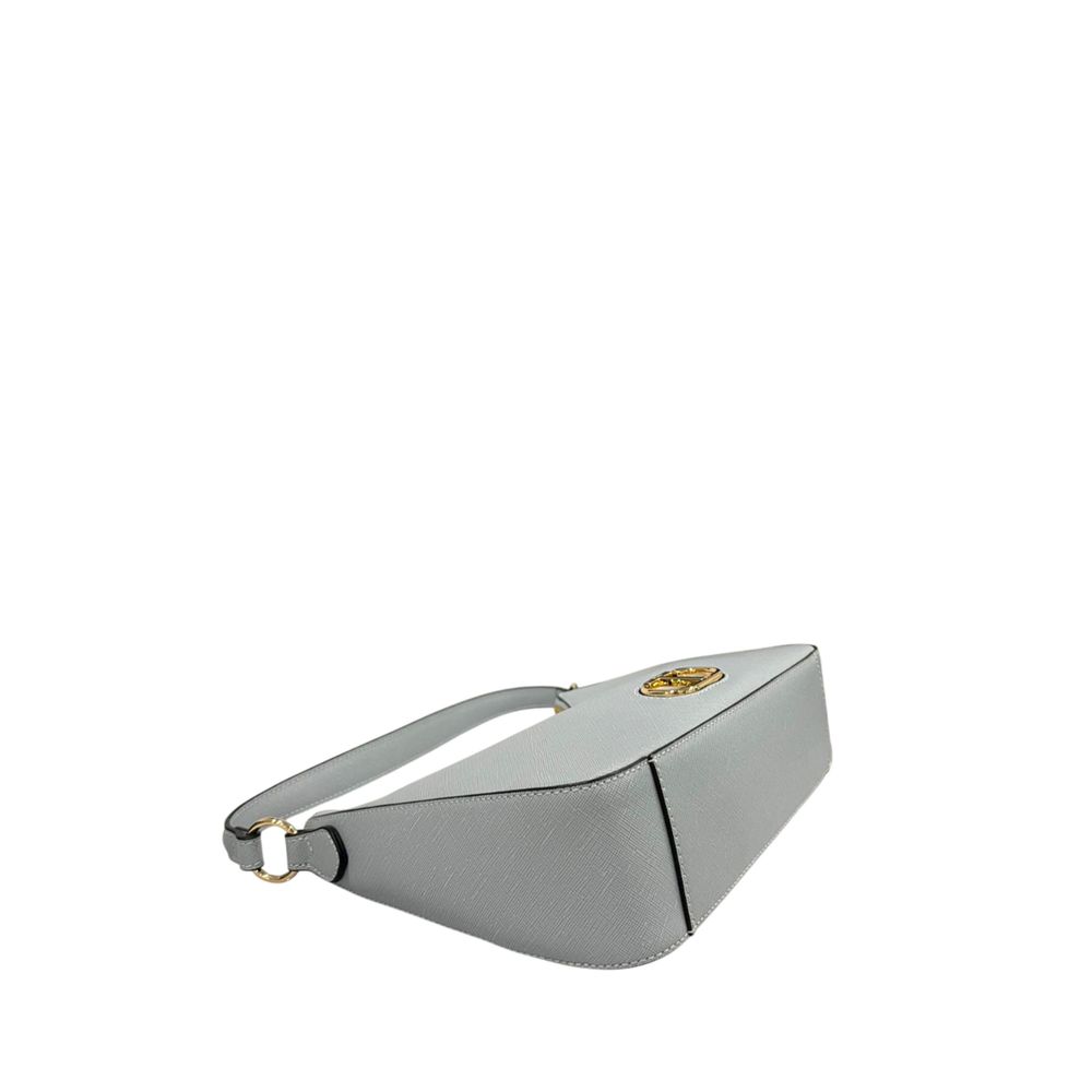 Blue PU Women Shoulder Bag