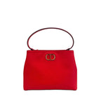Red PU Women Handbag
