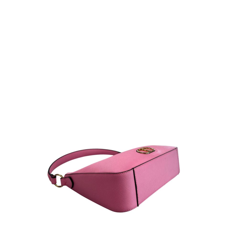 Pink PU Women Shoulder Bag