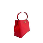 Red PU Women Handbag