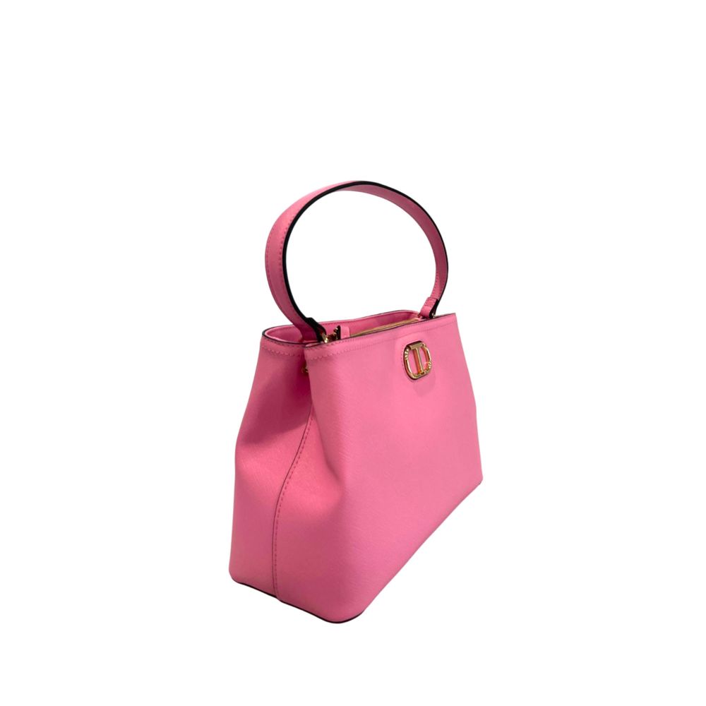 Pink PU Women Handbag