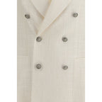 Beige Viscose Blazer