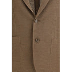 Brown Linen Blazer