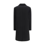 Black Triacetate Coat