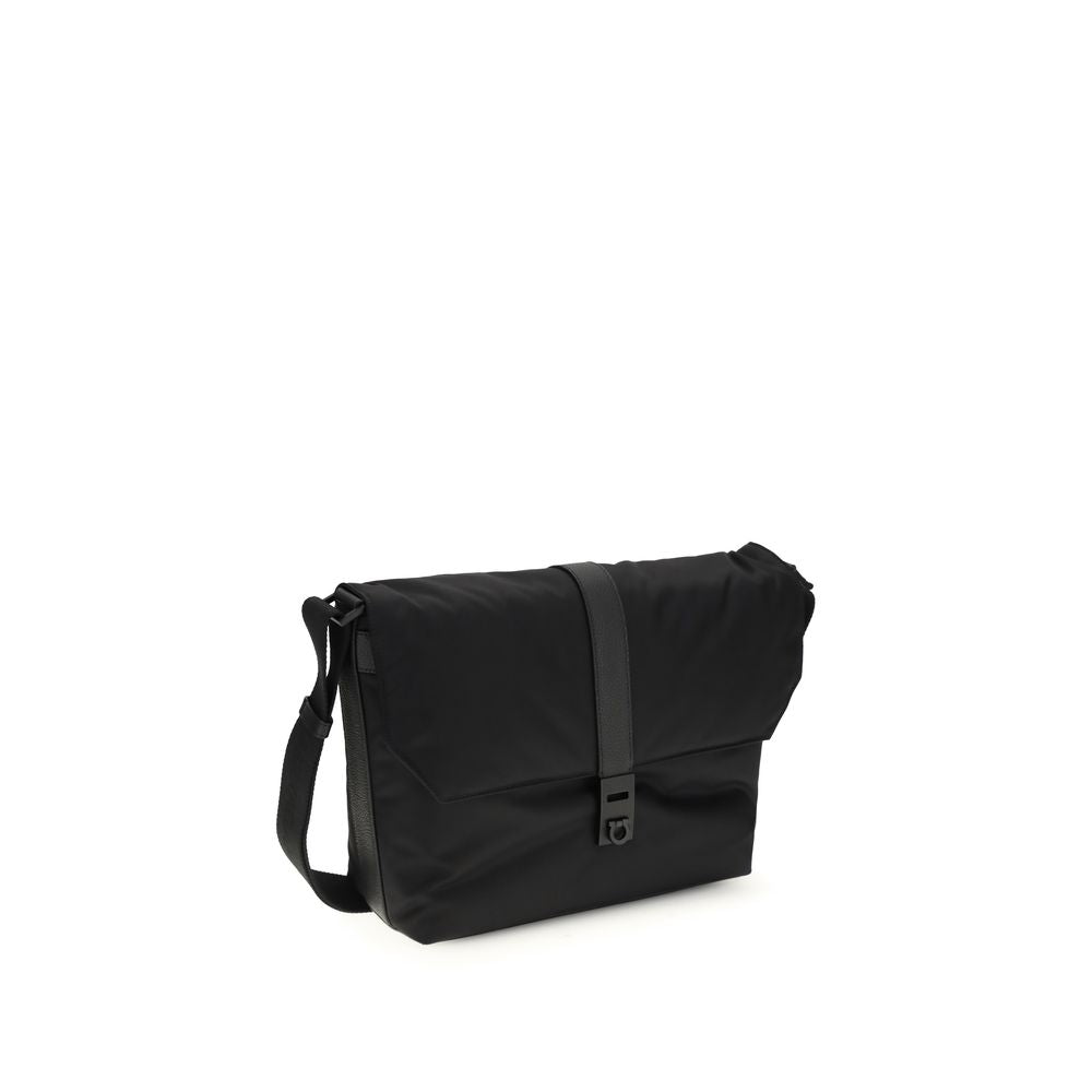 Black Nylon Shoulder Bag