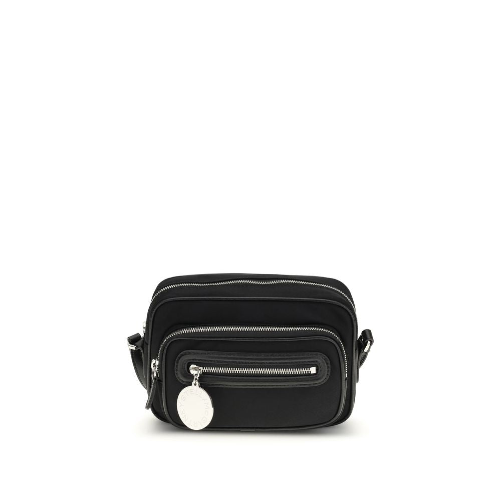 Black Polyamide Shoulder Bag