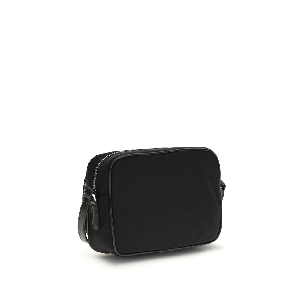 Black Polyamide Shoulder Bag
