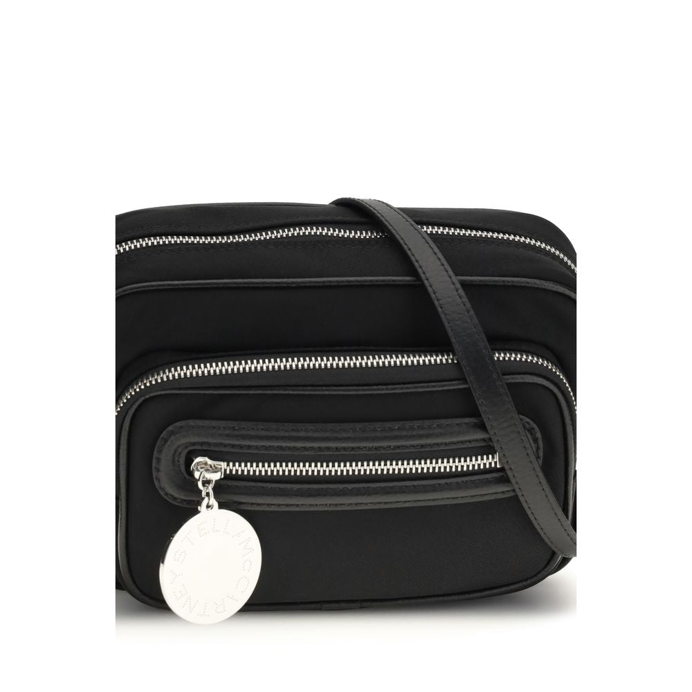 Black Polyamide Shoulder Bag