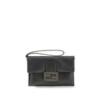 Black Calf Leather Bos Taurus Clutch Bag