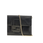 Black Calf Leather Bos Taurus Clutch Bag
