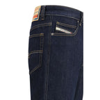 Black Cotton Slim Fit Jeans
