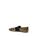 Beige Calf Leather Bos Taurus Ballet Flats