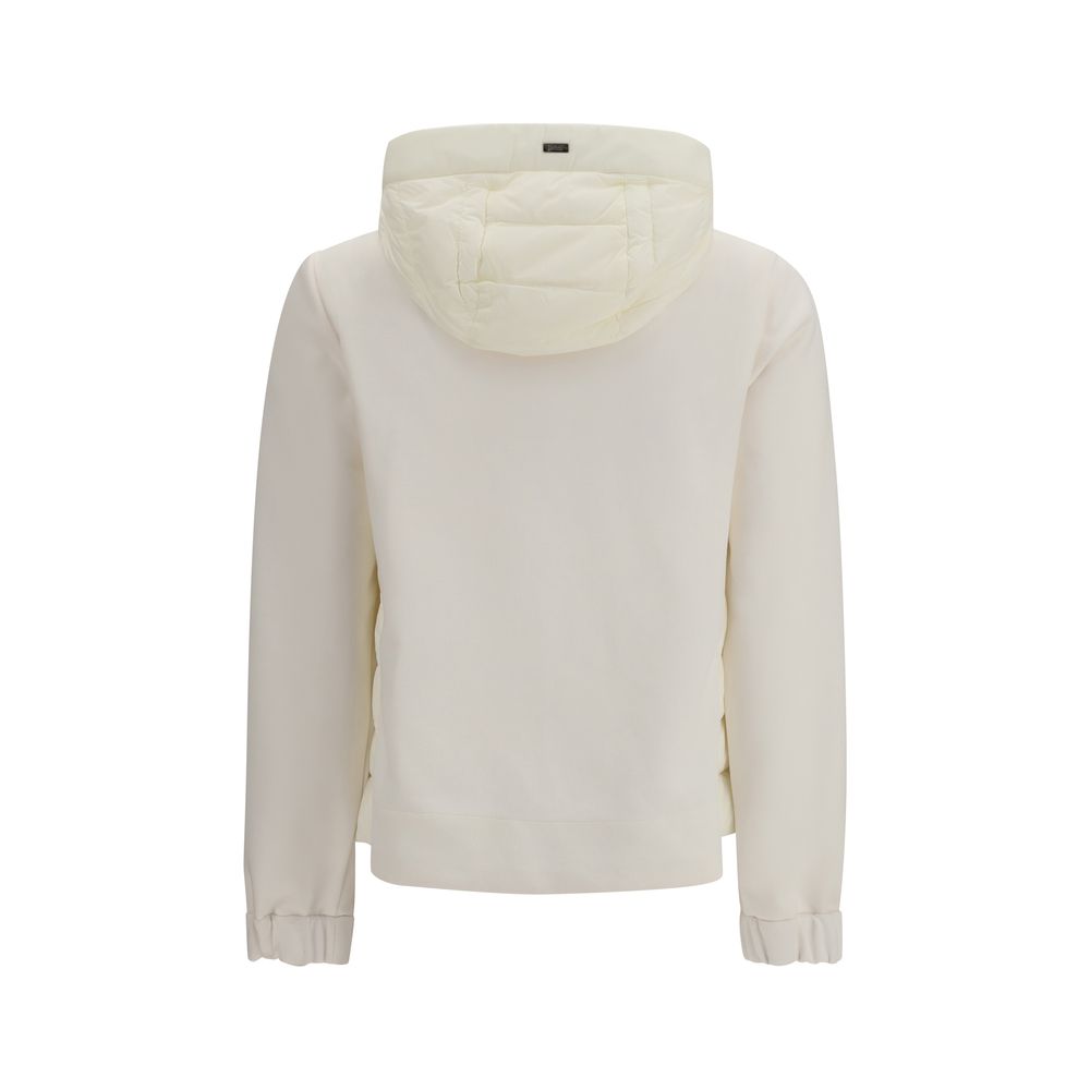 Beige Polyester Biker Jacket