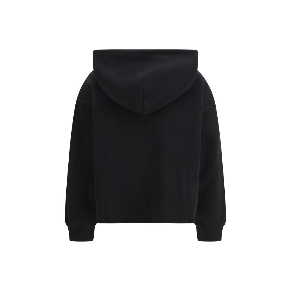 Black Cotton Sweatshirt