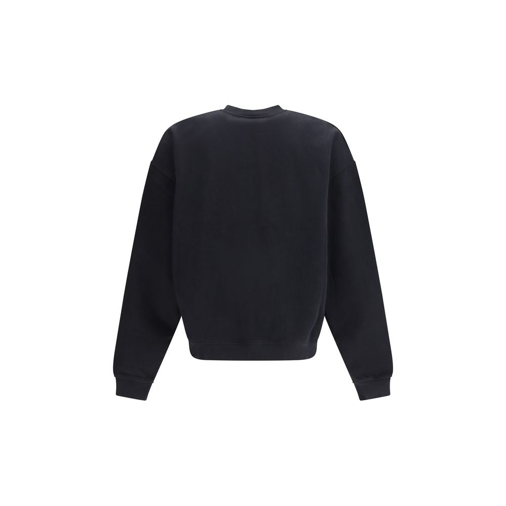 Black Cotton Sweatshirt