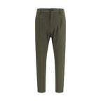 Bicolor Polyester Casual Pants