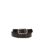 Black Calf Leather Bos Taurus Belt