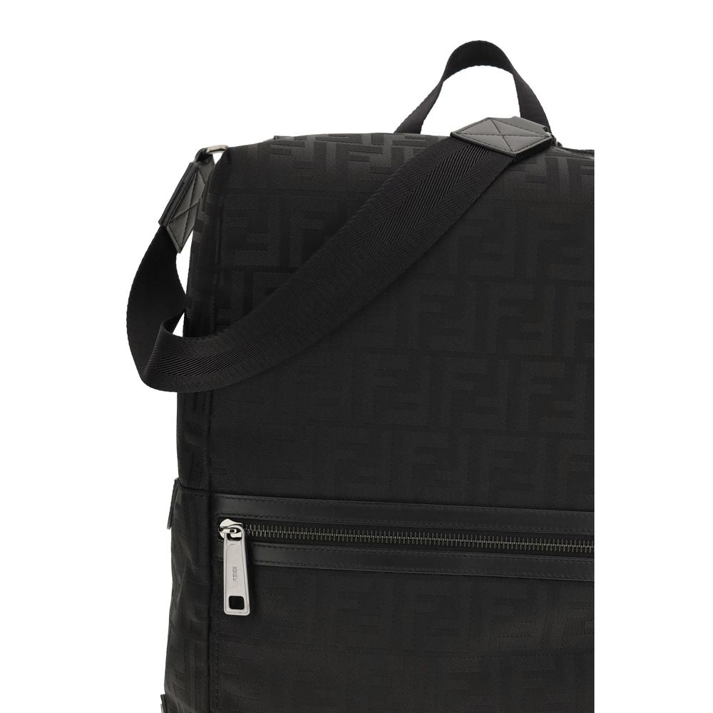 Black Nylon Backpack