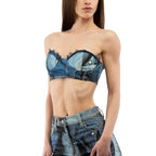 Multicolor Viscose Tank Tops