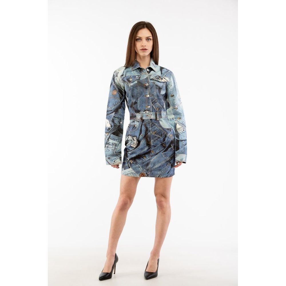 Multicolor Cotton Casual Dress