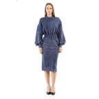 Multicolor Cotton Casual Dress
