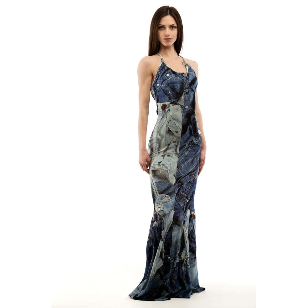 Multicolor Viscose Casual Dress