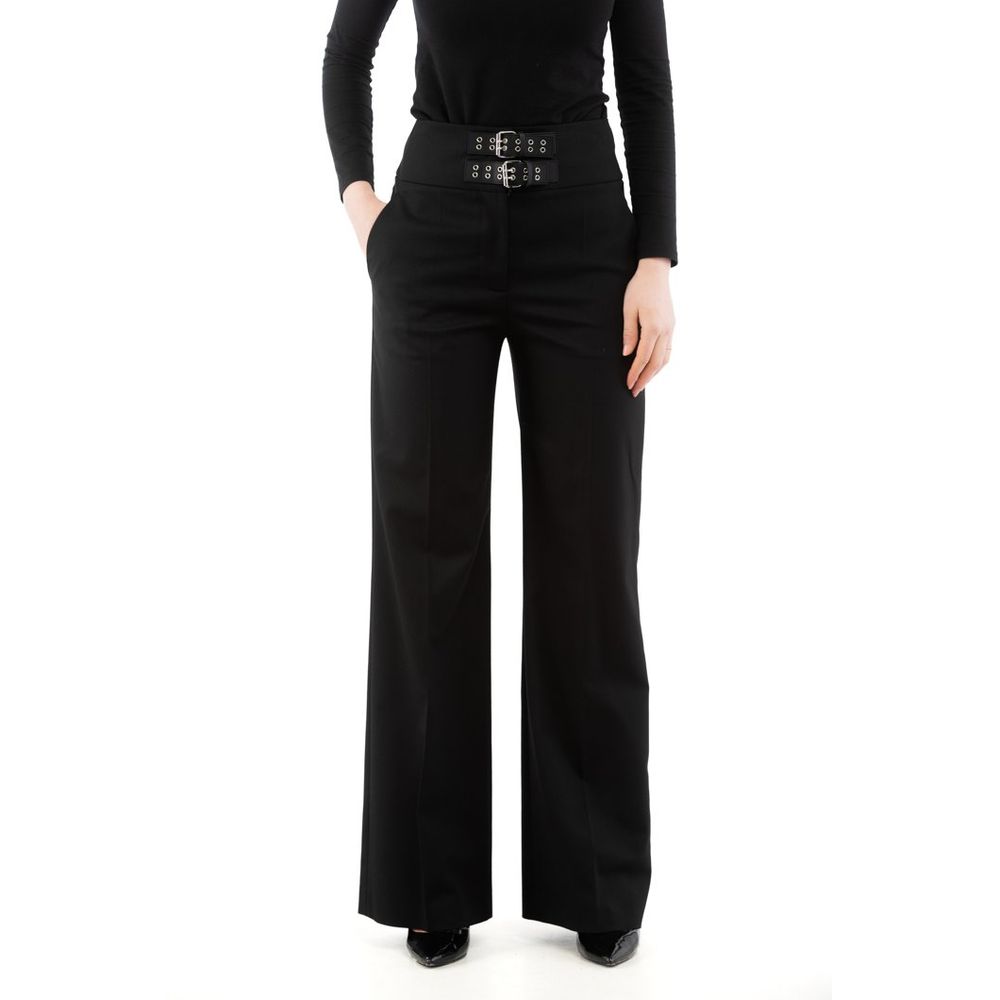 Black Polyester Dress Pants