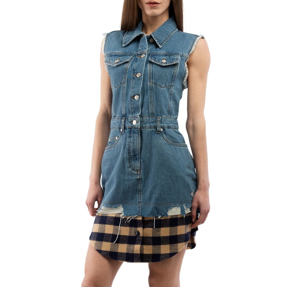 Multicolor Cotton Casual Dress