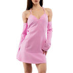 Multicolor Polyester Casual Dress