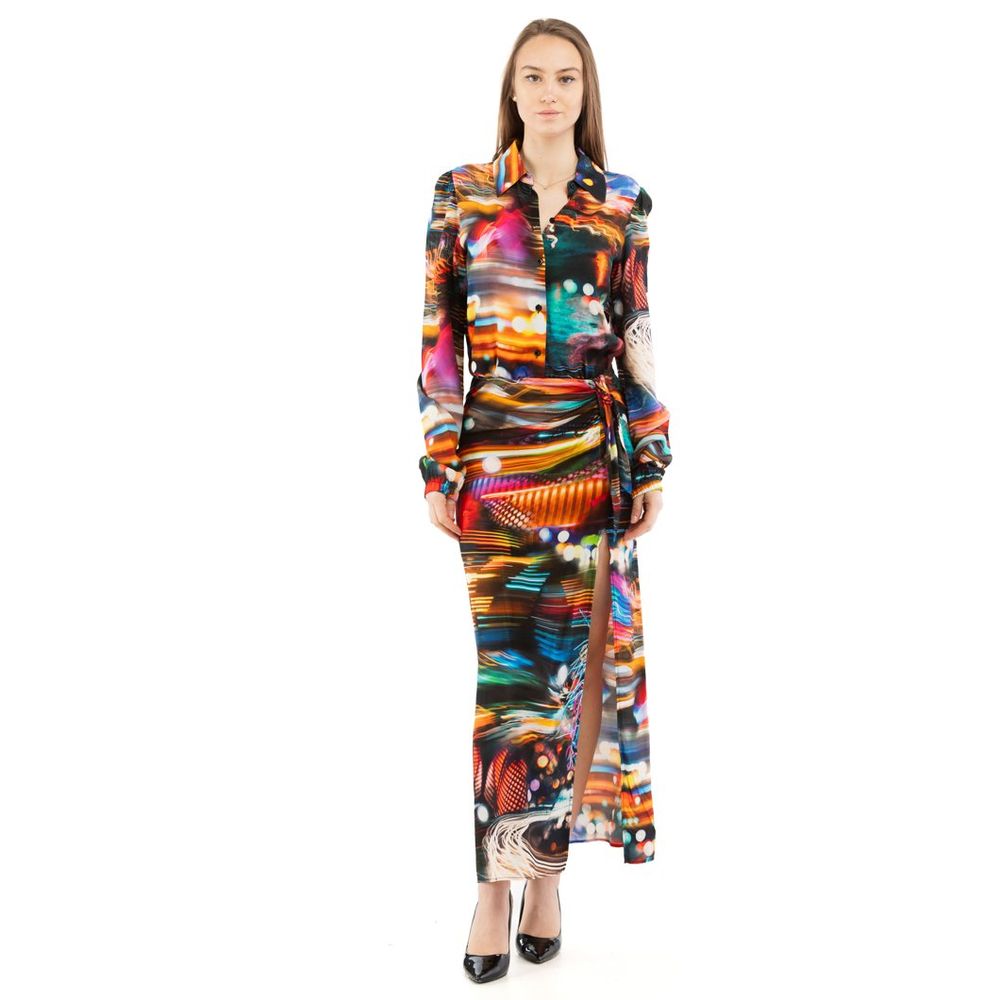 Multicolor Viscose Casual Dress