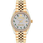Gold Stainless Steel Dress Watch