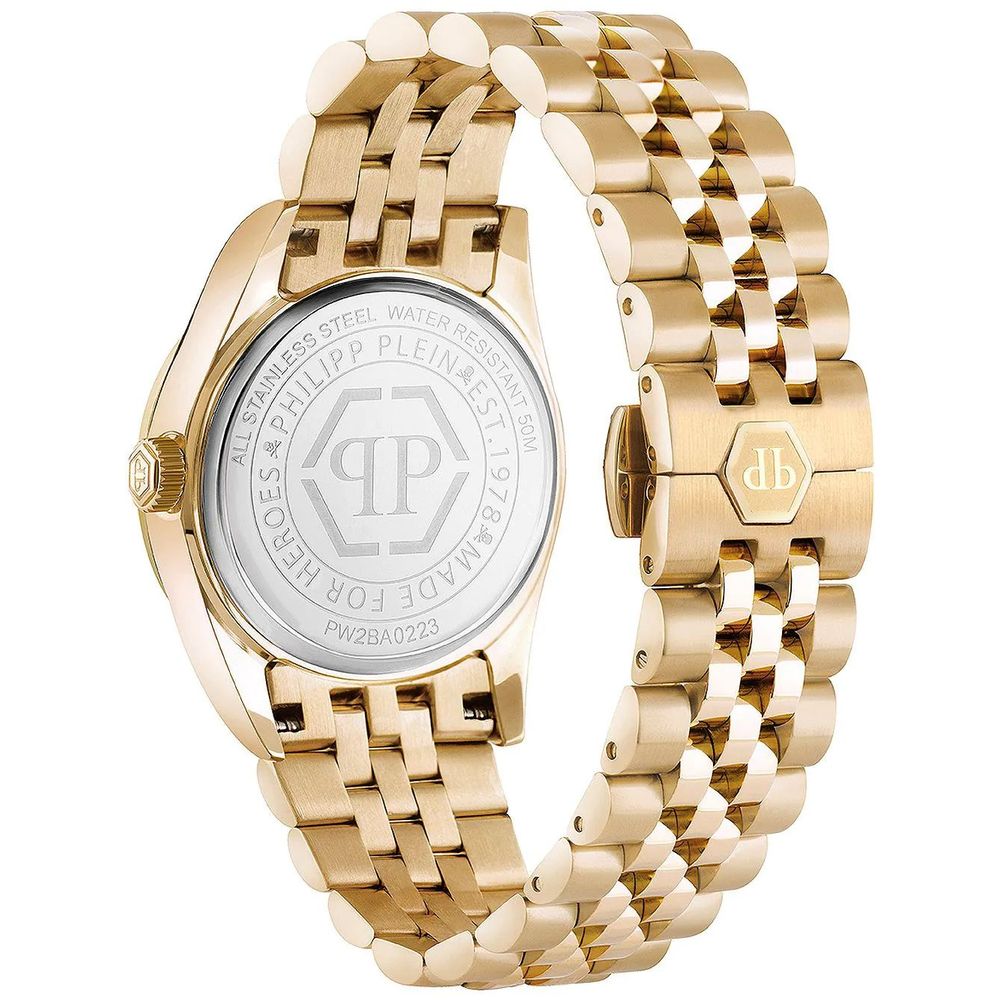Gold Stainless Steel Dress Watch